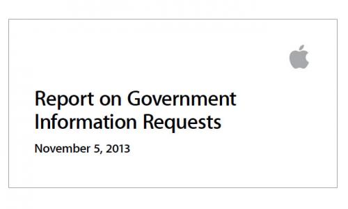 photo of Apple issues public report detailing government information requests it receives image