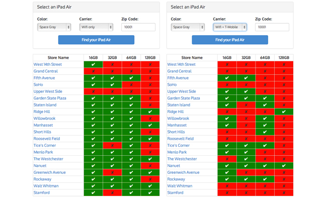 photo of High-capacity iPad Air models selling out, Web tool shows availability at local Apple Stores image