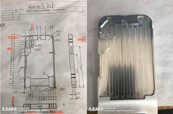 photo of Rumor: New 'iPhone 8' schematic and manufacturing molds revealed in leaked photos image