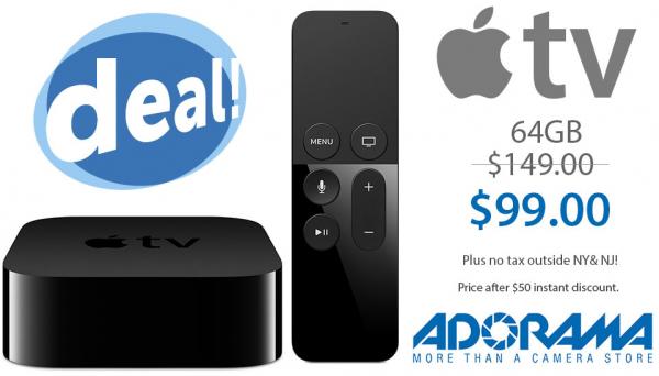 photo of Lowest Price Ever: 32GB Apple TV for $99 ($50 off) with no tax in 48 states image