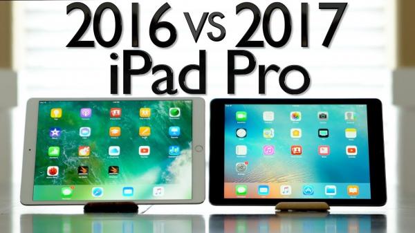 photo of Watch: 2017 vs. 2016 Apple iPad Pro comparison image