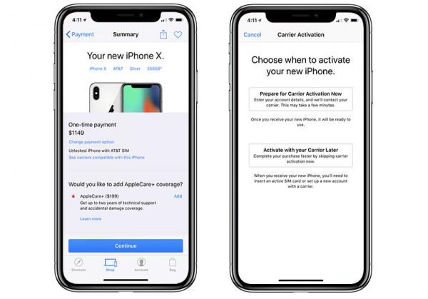 photo of Apple Store app updates lets iPhone buyers bypass carrier preauthorization image