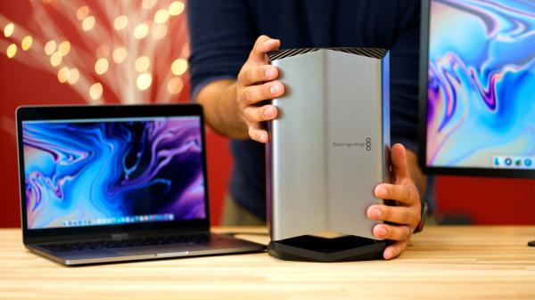 photo of Hands on with the new Apple and Blackmagic Thunderbolt 3 eGPU image