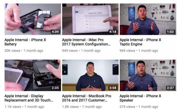 photo of Official iPhone, iPad, Mac Apple repair videos leaked on YouTube image