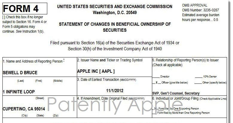photo of Uh-Oh Insider Trading: SVP Bruce Sewell Sells AAPL Stock image