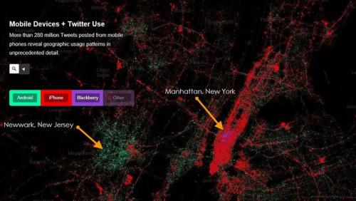 photo of Apple's iPhone is King of Manhattan as Shown in Stunning Map image