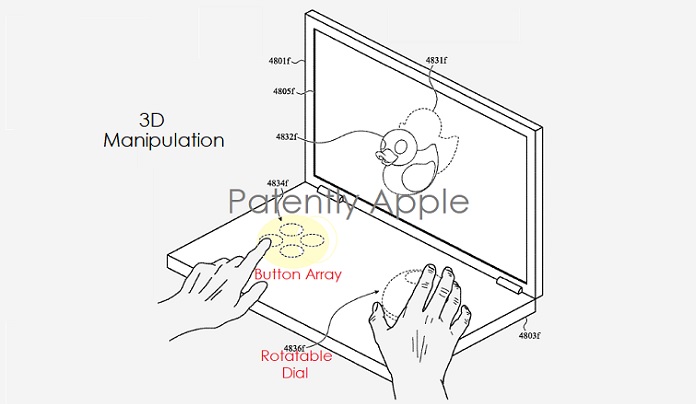photo of A Major Dual Display MacBook Patent Points to Wireless Charging, New Dial Peripheral, Gesture Support & Gaming UI image