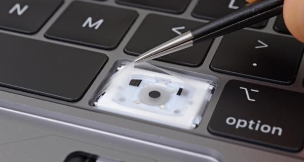 photo of Apple cocoons butterfly switches on new MacBook Pros with a thin, silicon barrier image