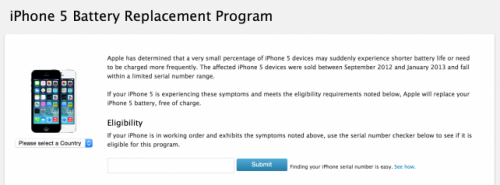 photo of Apple launches a battery replacement program for its iPhone 5 handset image