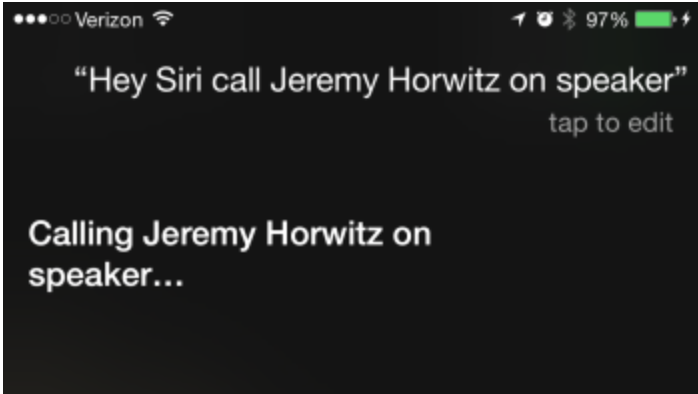 photo of ‘Hey Siri’ in iOS 8.3 allows for automatic speakerphone calls image