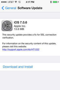 photo of Apple issues iOS 7.0.6 / 6.1.6 security updates image