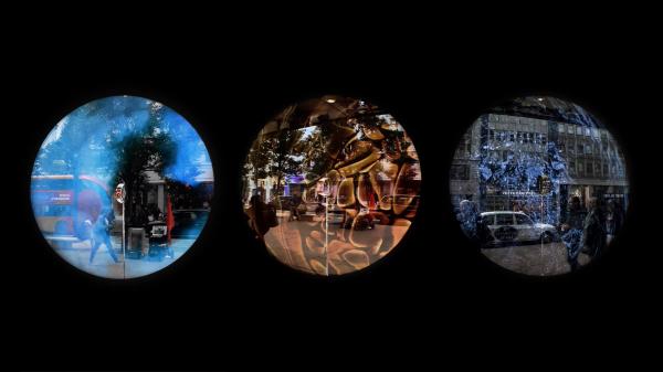 photo of Apple Watch Series 4, iPhone XS motion displays decorate London department store windows image