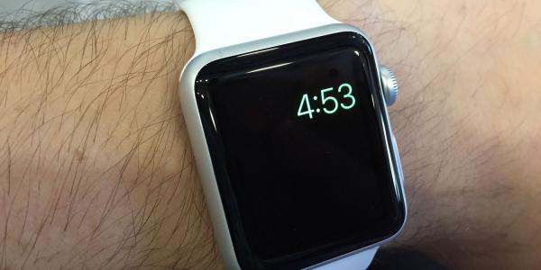 photo of Apple Watch patent application leads to speculation of always-on screen mode image