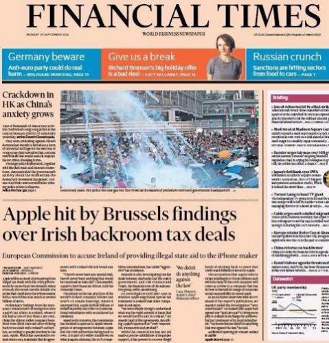 photo of European Commision to accuse Ireland of giving illegal state aid to Apple, fines could be €Billions image