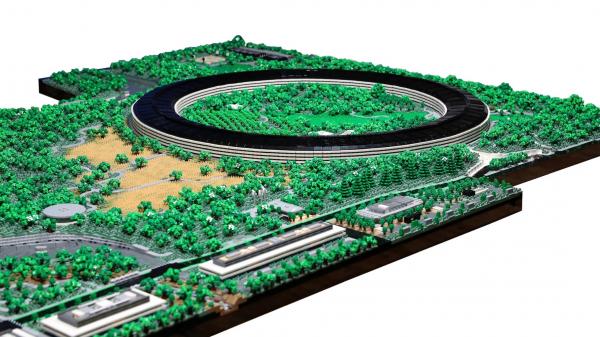 photo of Amazing Apple Park LEGO model features entire campus in stunning detail with 85,000 pieces image