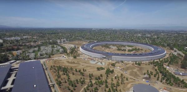 photo of Latest drone footage shows work continue on Apple Park as April draws to a close image