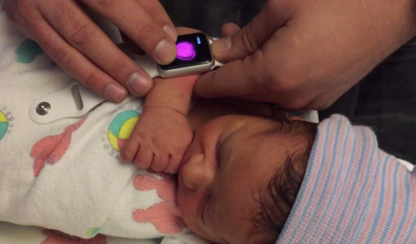 photo of Parents use Apple Watch to share newborn’s heartbeat with family image