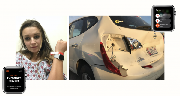 photo of Apple Watch SOS saved a mom and her baby after a drunk driver hit their car image
