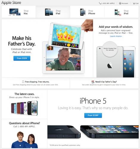 photo of Apple Updates Look of Online Store With More Feature Images, Fewer Text Links image
