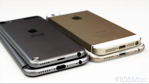 photo of Video: Gold and Space Gray iPhone 6 mockup vs iPhone 5s, 5th gen iPod touch, and alleged iPhone 6 cases image