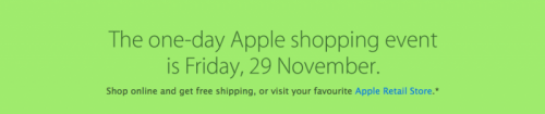 photo of Apple Posts Black Friday 2013 'One-Day Shopping Event' Teaser image