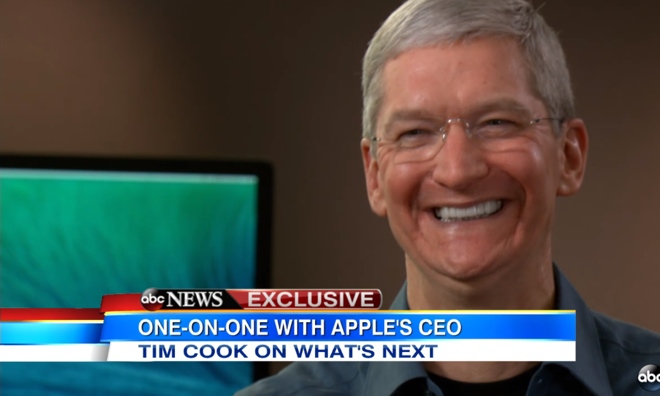 photo of Apple's Tim Cook jokes about secrecy, sapphire glass, and a mythical 'iRing' image