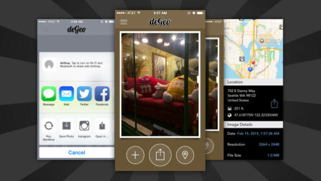 deGeo Updates with iOS 8 Support to Quickly Strip Location from Photos