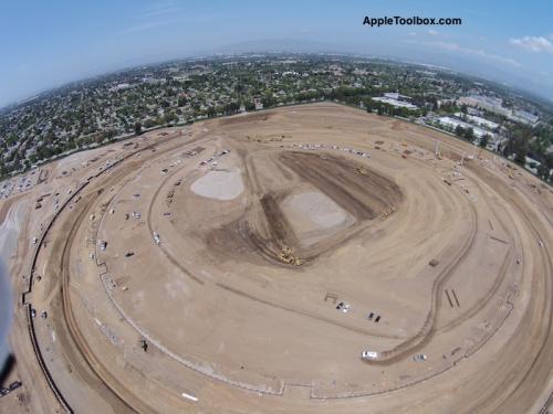 photo of Footprint of Apple’s ‘spaceship’ campus clearly visible in latest aerial photos image