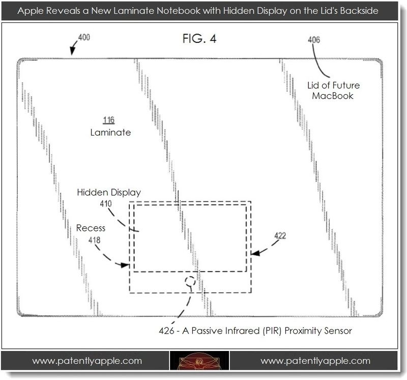 photo of Apple Reveals New Laminate Notebook with Hidden Display in Lid image