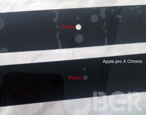 photo of Images of alleged 'iPad 4' screen show larger hole for FaceTime camera image