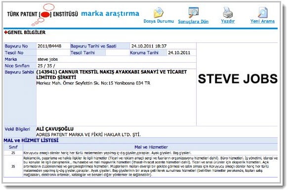 photo of Did Someone Really Receive a Trademark for the Name Steve Jobs in Turkey? image