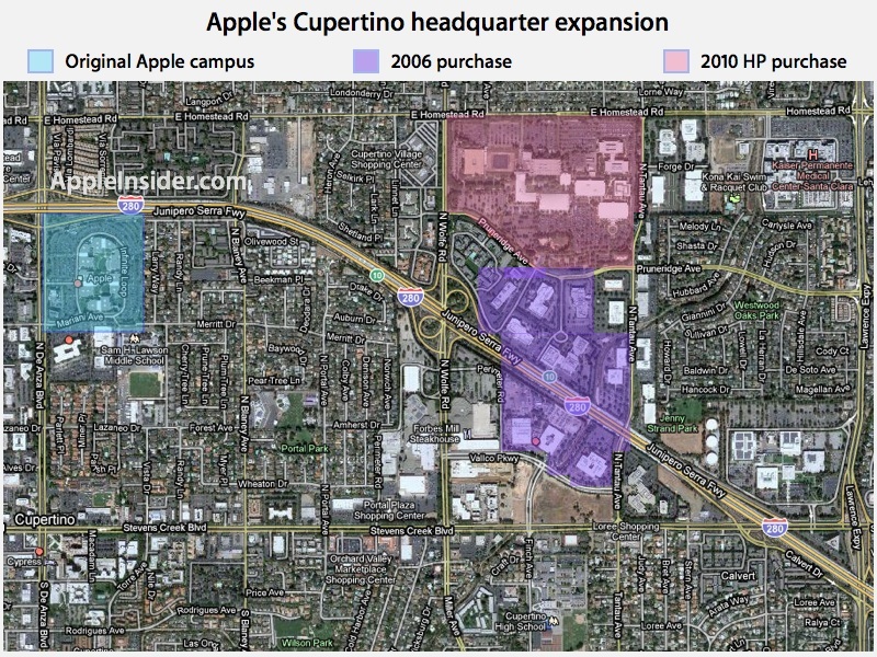 photo of Here's the office sprawl Apple Campus 2 will replace image