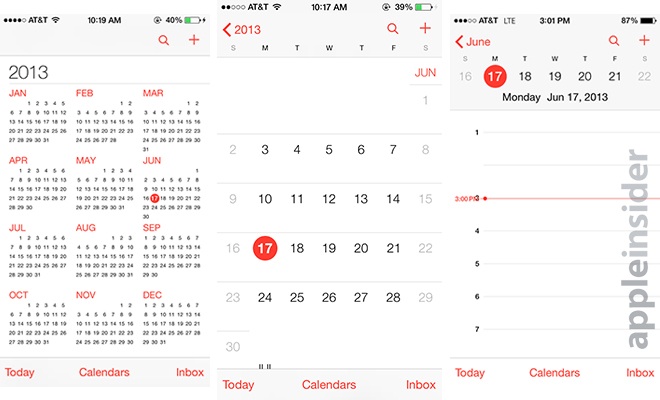 photo of Inside iOS 7: Calendar app comes with sterilized UI, few feature changes image