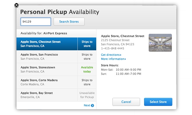 photo of AirPort Express stock-outs at Apple retail stores and Best Buy may hint at upcoming refresh image