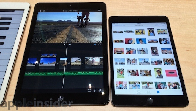 photo of Hands on with the new 64-bit A7, Retina Display iPad mini and iPad Air image
