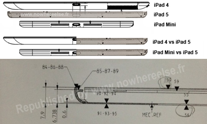 photo of Schematics claim to show detailed design of Apple's fifth-gen iPad image