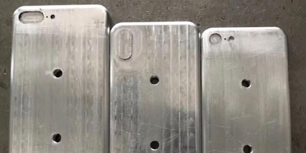photo of New photos show purported iPhone 8, iPhone 7s and iPhone 7s Plus molds side by side image