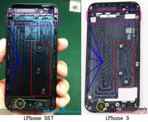 photo of First Claimed Images of iPhone 5S Rear Shell Surface image