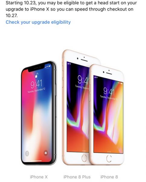 photo of Apple Allowing iPhone Upgrade Program Customers to Get a 'Head Start' on iPhone X Upgrade image