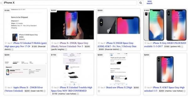 photo of iPhone X Models Flooding Craigslist and eBay Amid Six Week Shipping Estimates image