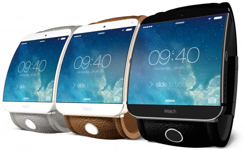 photo of WSJ: iWatch, iPhone 6 to link via NFC, watch coming in two sizes with curved OLED screens image