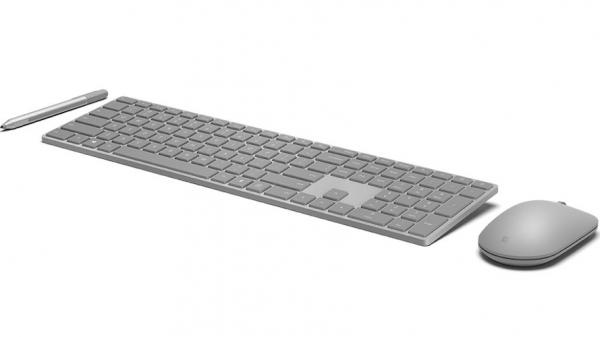 photo of Microsoft is shipping a $129 Bluetooth keyboard with a fingerprint reader image