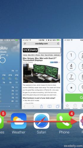 photo of Swipe Between Open Apps Faster at the iOS Multitasking Screen image