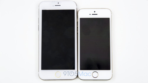 photo of iPhone 6 with larger, sharper 1704 x 960 resolution screen in testing image