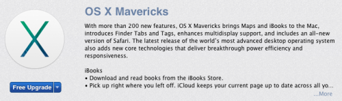 photo of OS X Mavericks Now Available Free on Mac App Store image