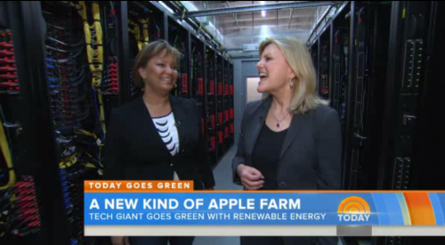 photo of Lisa Jackson gives NBC’s Today a look inside of Apple’s North Carolina data center image