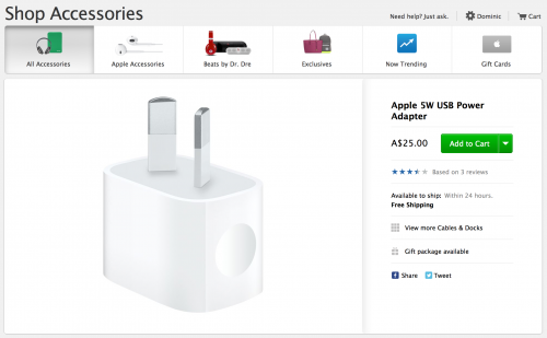 photo of Potential redesigned iPhone 6 USB power adapter shows up on Weibo image