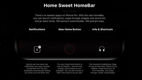 photo of New iPhone 8 concept imagines ‘HomeBar’ for virtual Home button, dark mode, and more image