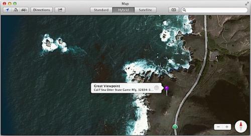 photo of Find an Interesting Spot? Share a Maps Location with Someone Else from OS X image
