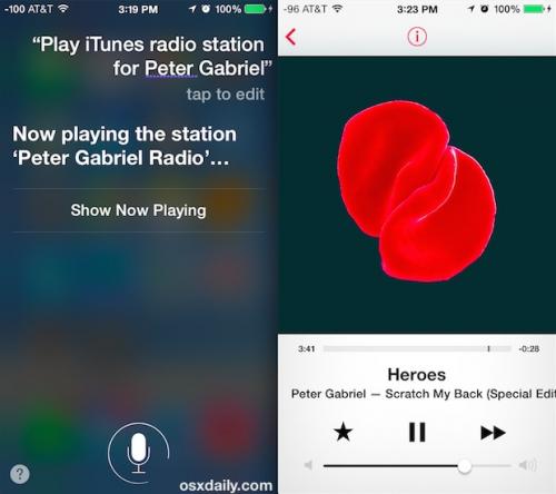 photo of Play & Manage iTunes Radio Stations with Siri image